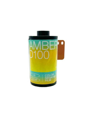 Amber Amber D100 100 ISO Color Negative Movie Film 35mm x 27exp.