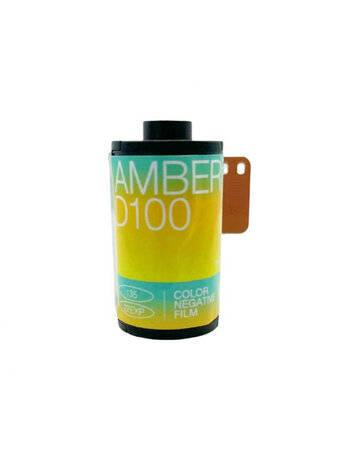 Amber Amber D100 100 ISO Color Negative Movie Film 35mm x 27exp.