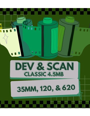 Dev. & Classic  Scan 4.5MB, 35mm, 120,  620,  Color and B&W
