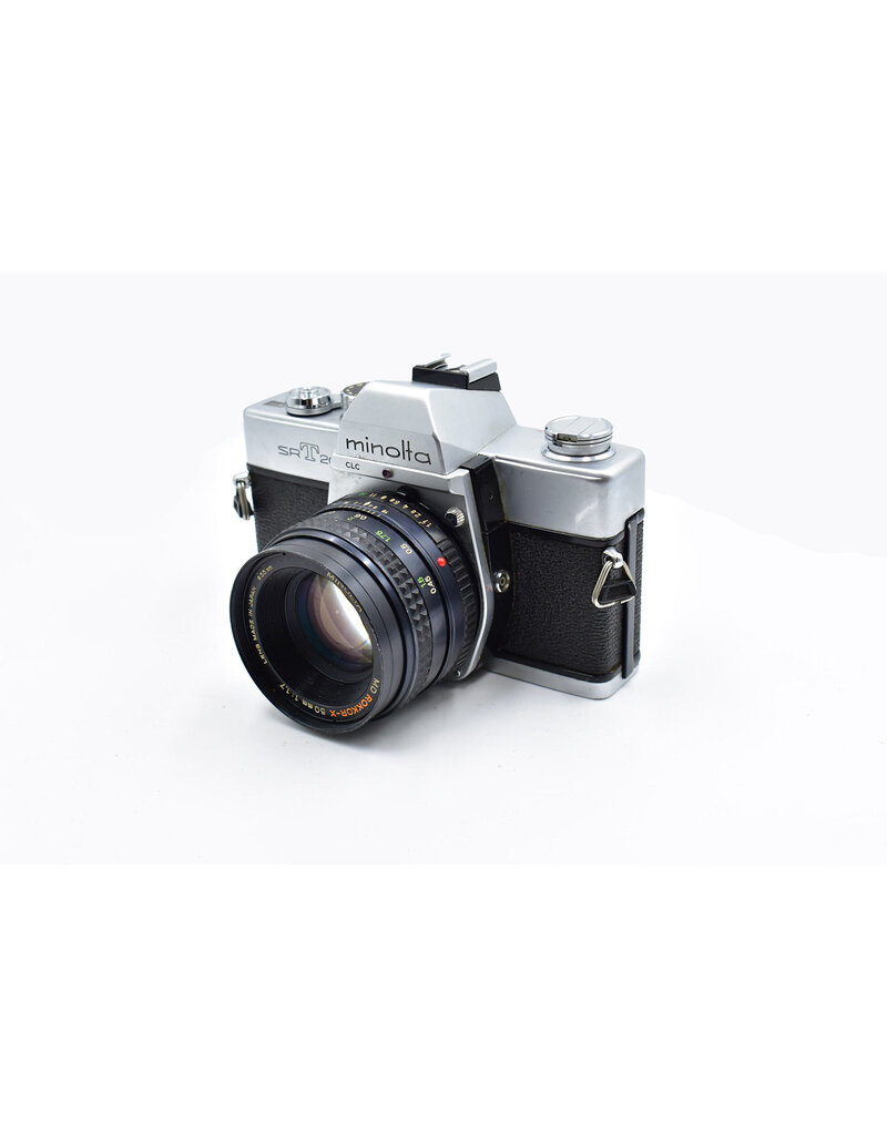 Minolta Pre-owned Minolta SRT-201 35mm Film Camera with 50mm Rokkor f1.7 Lens