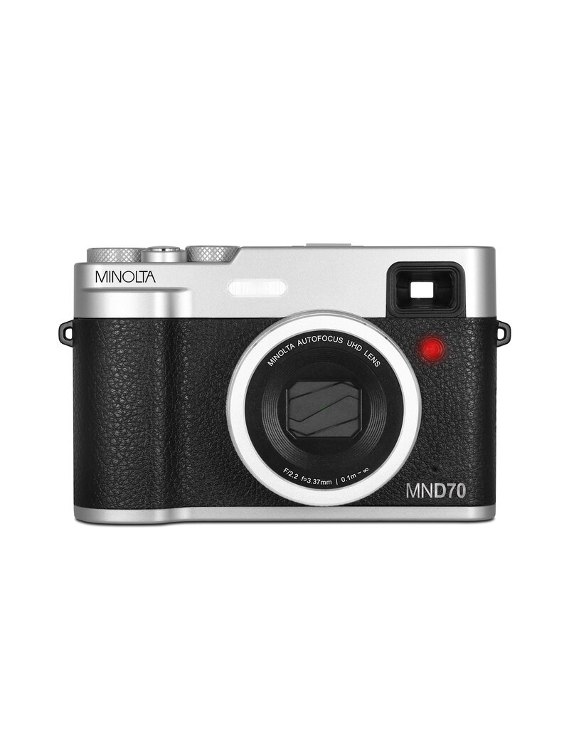 Minolta MINOLTA MND70 Autofocus Camera w/WiFi (Silver/Black