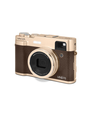 Minolta MINOLTA MND70 Autofocus Camera w/WiFi (Gold/Brown)