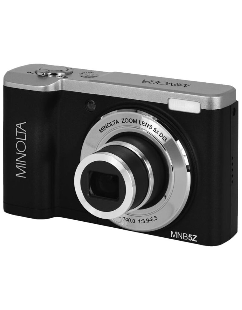 Minolta MINOLTA MNB5Z / 5K Ultra HD Dual Lens Camera w/5x Optical Zoom (Black)