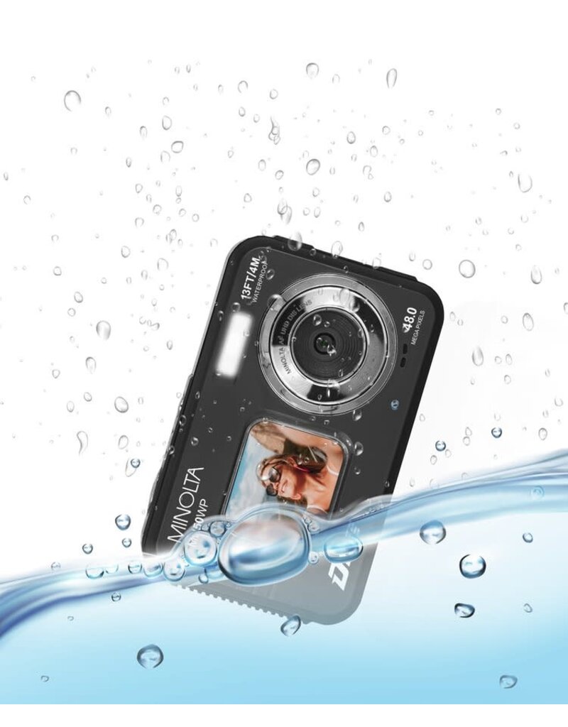 Minolta MINOLTA MN50WP Duo 48 MP Autofocus / 5K Ultra HD Waterproof Camera