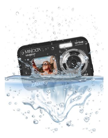 Minolta MINOLTA MN50WP Duo 48 MP Autofocus / 5K Ultra HD Waterproof Camera