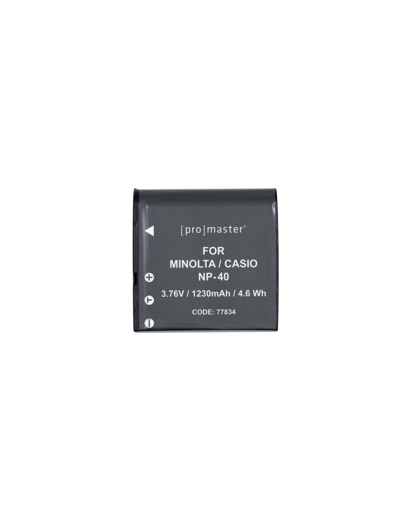 Promaster Li-ion Battery for Minolta / Casio: NP-40