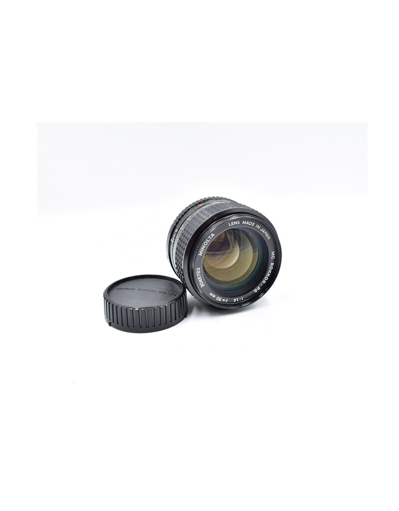 Minolta Pre-owned Minolta 50mm F1.4 MD Mount Manuel Lens