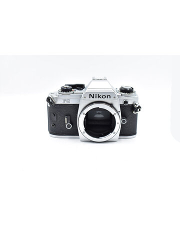 Nikon Pre-Owned  Nikon FG 35mm Camera Body, Chrome / Comes with Box