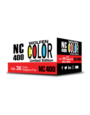 ORWO Wolfen NC400 Color Negative Film (35mm Roll Film, 36 Exposures