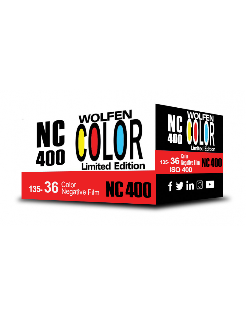 ORWO Wolfen NC400 Color Negative Film (35mm Roll Film, 36 Exposures