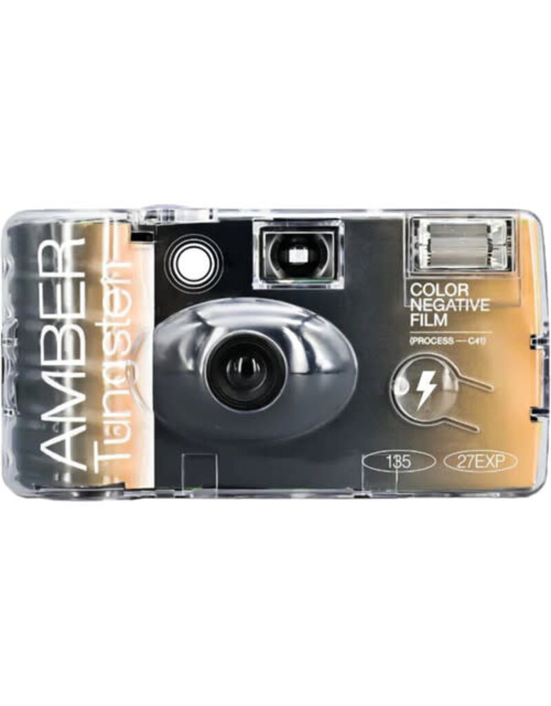 Amber Amber Tungsten 800 Single Use 35mm Film Camera Expired