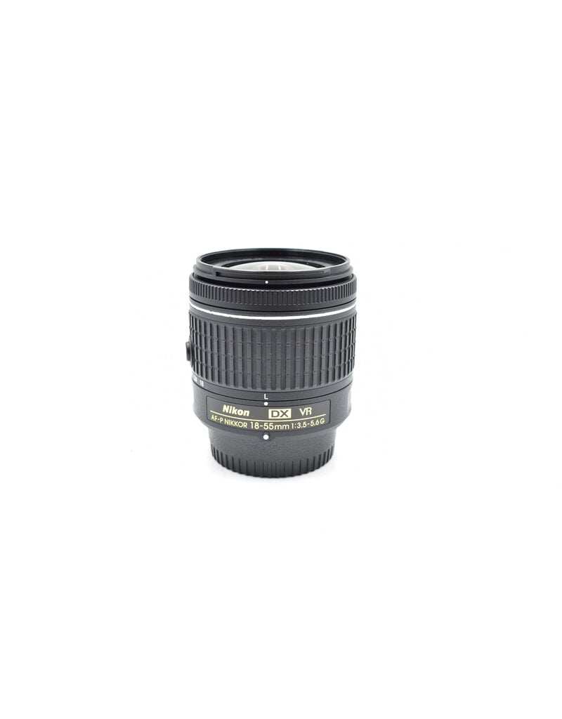 Nikon Pre-Owned Nikon AF-P DX Nikkor 18-55mm f/3.5-5.6 G VR Autofocus APS-C Lens