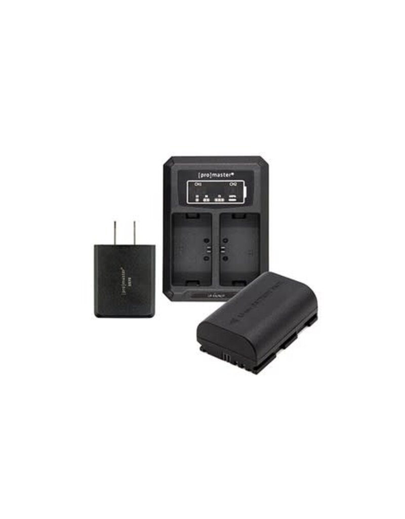 Promaster Battery & Charger Kit for Canon LP-E6P