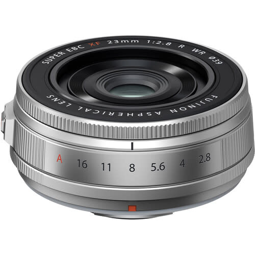 FUJIFILM XF 23mm f/2.8 R WR Lens (FUJIFILM X, Silver) - Tuttle Cameras