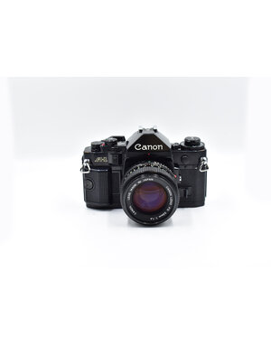 Canon Pre-owned Canon A-1 w/50mm F1.4  FD 35mm Film Camera