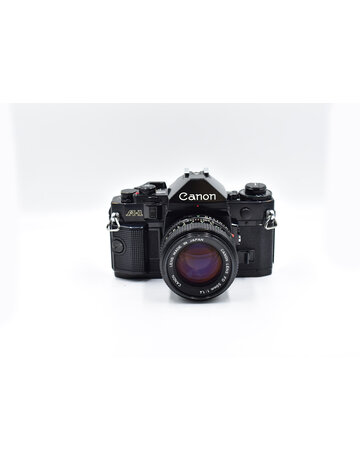 Canon Pre-owned Canon A-1 w/50mm F1.4  FD 35mm Film Camera
