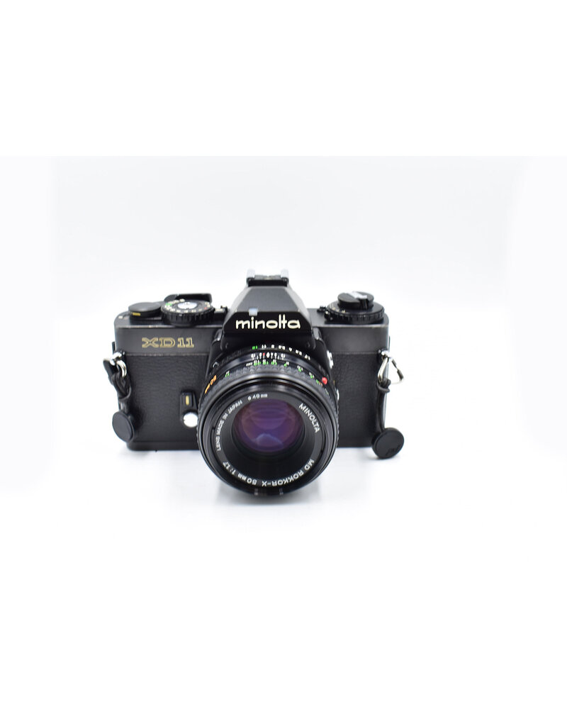 Minolta Pre-Owned Minolta XD 11 W/ 50mm F1.7 35mm Film Camera