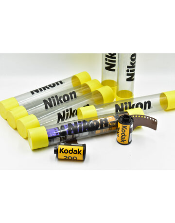 Nikon Vintage Nikon 35mm Film Tube 7.5 Inches Holds 4 Rolls