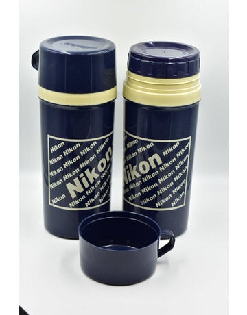 Nikon Vintage Nikon Coffee /Tea Plastic Thermos and cup