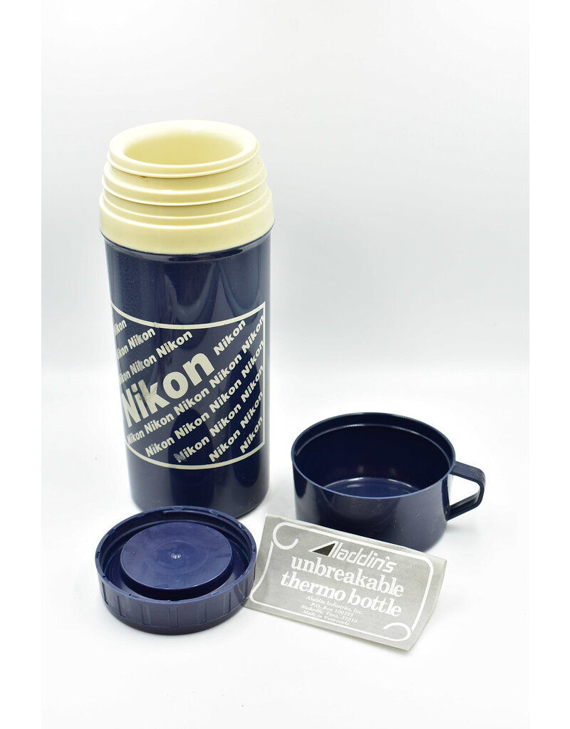 Nikon Vintage Nikon Coffee /Tea Plastic Thermos and cup