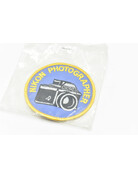 Nikon Vintage Nikon Photographer Camera Shirt Jacket Patch Blue & Gold 4''