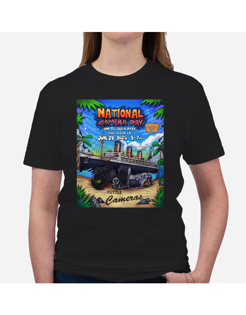 Tuttle Cameras National Camera Day 2025 T-Shirt Large