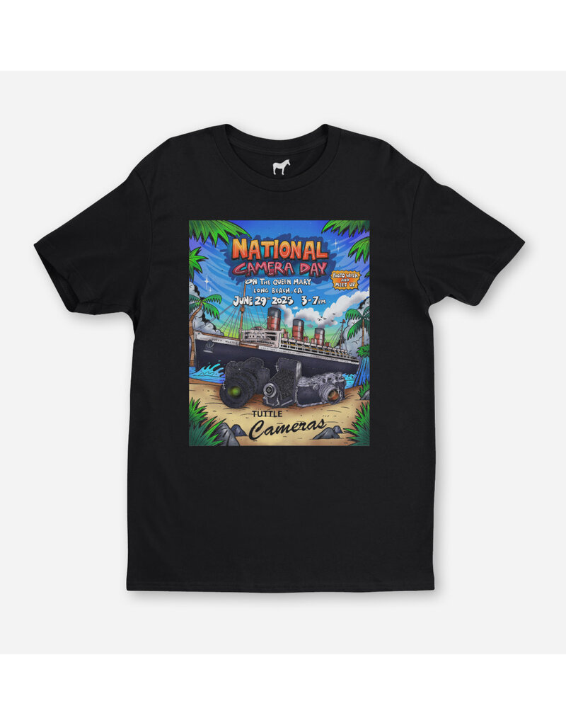 Tuttle Cameras National Camera Day 2025 T-Shirt Large