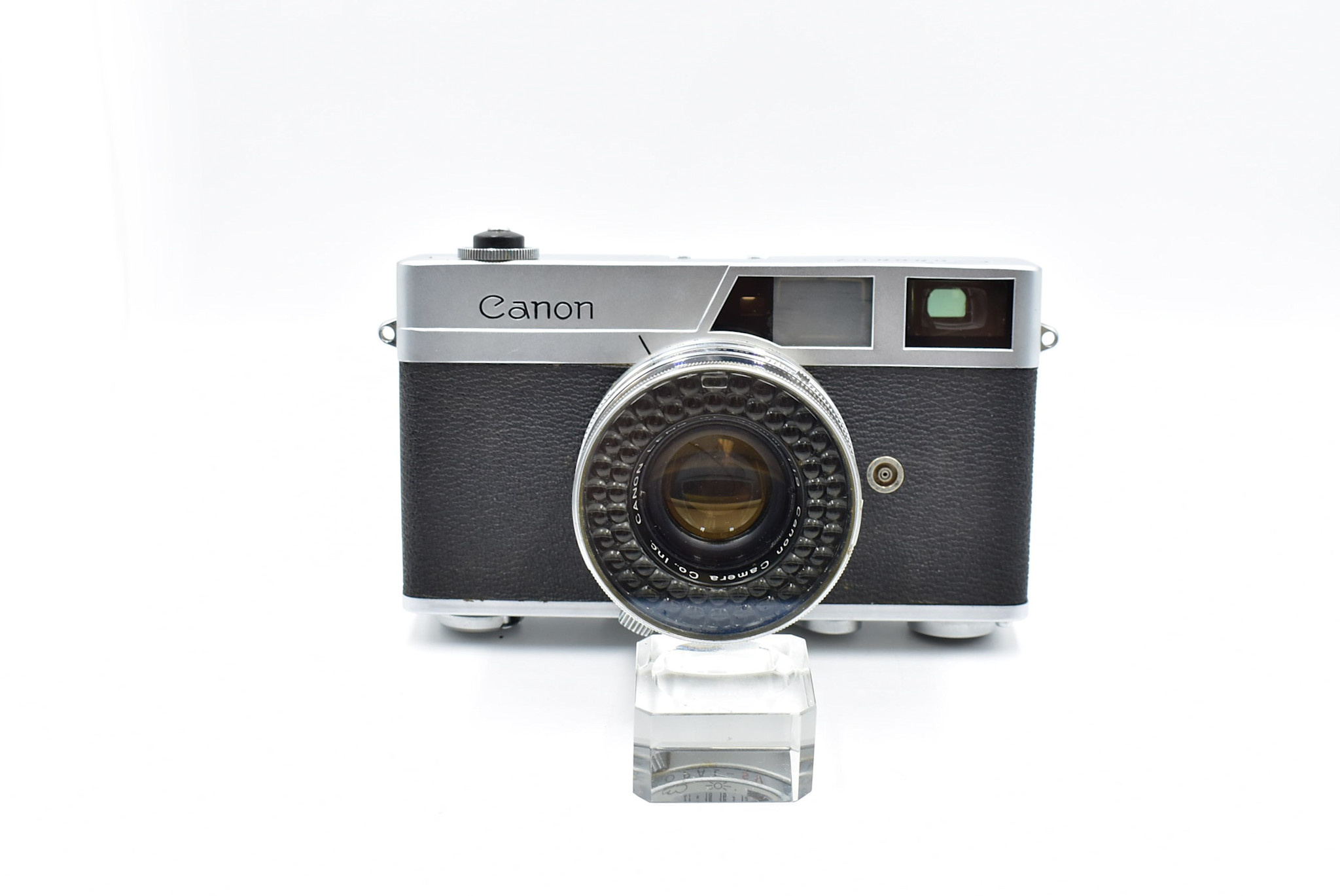 Canon Canonet 45mm F1.9 ケース付 シャッター確認済 Pre-Owned Canon Canonet 45mm F1.9 Range finder 35mm Film Camera