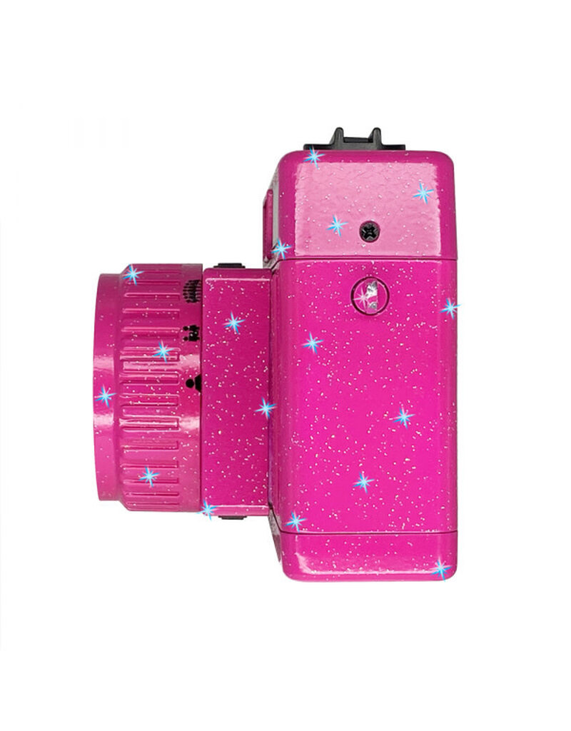 Holga 135FC 35mm Film Camera - Pink Sparkle