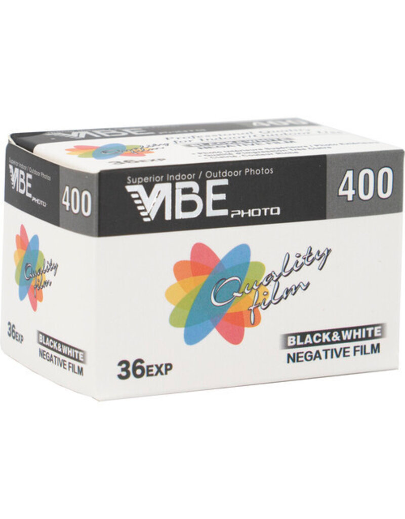 Vibe 400 Black and White Negative Film (35mm Roll Film, 36 Exposures)