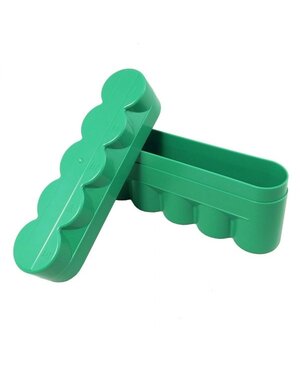 Japan Camera Hunter 120 Film Hard Case Green - Holds 5 Rolls of 120 Size Film