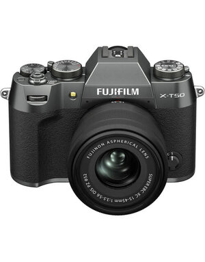 Fujifilm FUJIFILM X-T50, Charcoal with XC15-45mmF3.5-5.6 OIS PZ Lens Kit