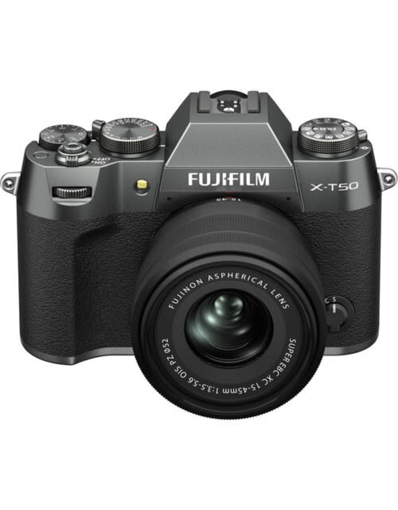 Fujifilm FUJIFILM X-T50, Charcoal with XC15-45mmF3.5-5.6 OIS PZ Lens Kit