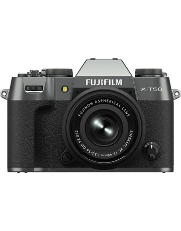 Fujifilm FUJIFILM X-T50, Charcoal with XC15-45mmF3.5-5.6 OIS PZ Lens Kit