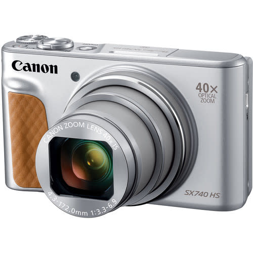 Canon PowerShot SX740 HS Digital Camera (Silver) - Tuttle Cameras