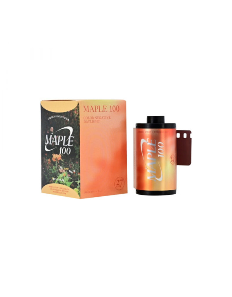 Retocolor Maple 100 ISO 35mm x 27 exp. Color Negative C-41 Process Film