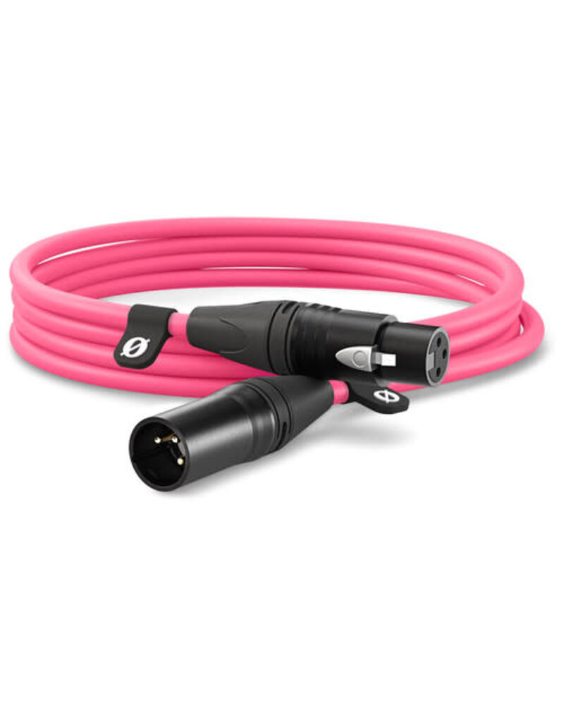 Rode RODE XLR Male to XLR Female Cable (3M/10FT, Pink)