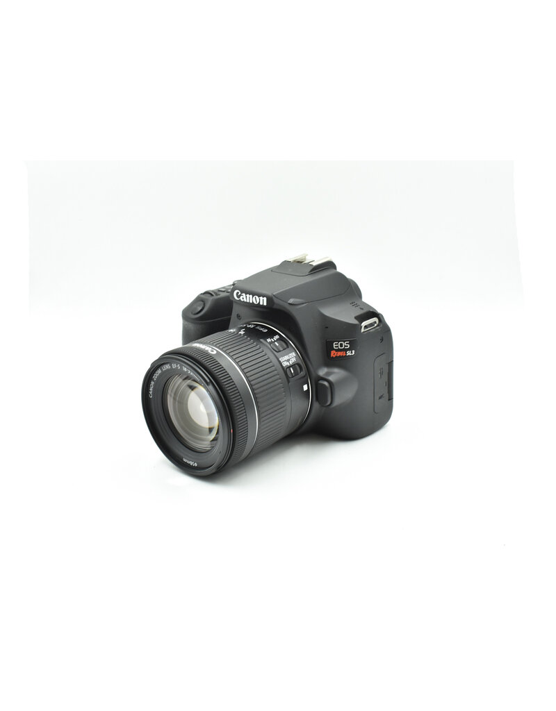 Canon Pre-owned Canon EOS Rebel SL3 Camera with Canon EF-S 18-55mm
