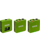 Rode RODE Wireless GO (Gen 3) 2-Person Compact Digital Wireless Microphone System/Recorder (2.4 GHz, Green)