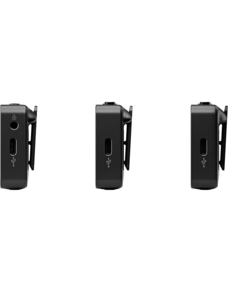 Rode RODE Wireless GO (Gen 3) 2-Person Compact Digital Wireless Microphone System/Recorder (2.4 GHz, Black)