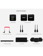 Rode RODE Wireless GO (Gen 3) 2-Person Compact Digital Wireless Microphone System/Recorder (2.4 GHz, Black)