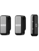 Rode RODE Wireless Micro 2-Person Ultracompact Wireless Microphone System with USB-C Connector (2.4 GHz, Black)
