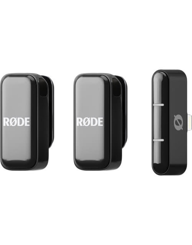 Rode RODE Wireless Micro 2-Person Ultracompact Wireless Microphone System with USB-C Connector (2.4 GHz, Black)