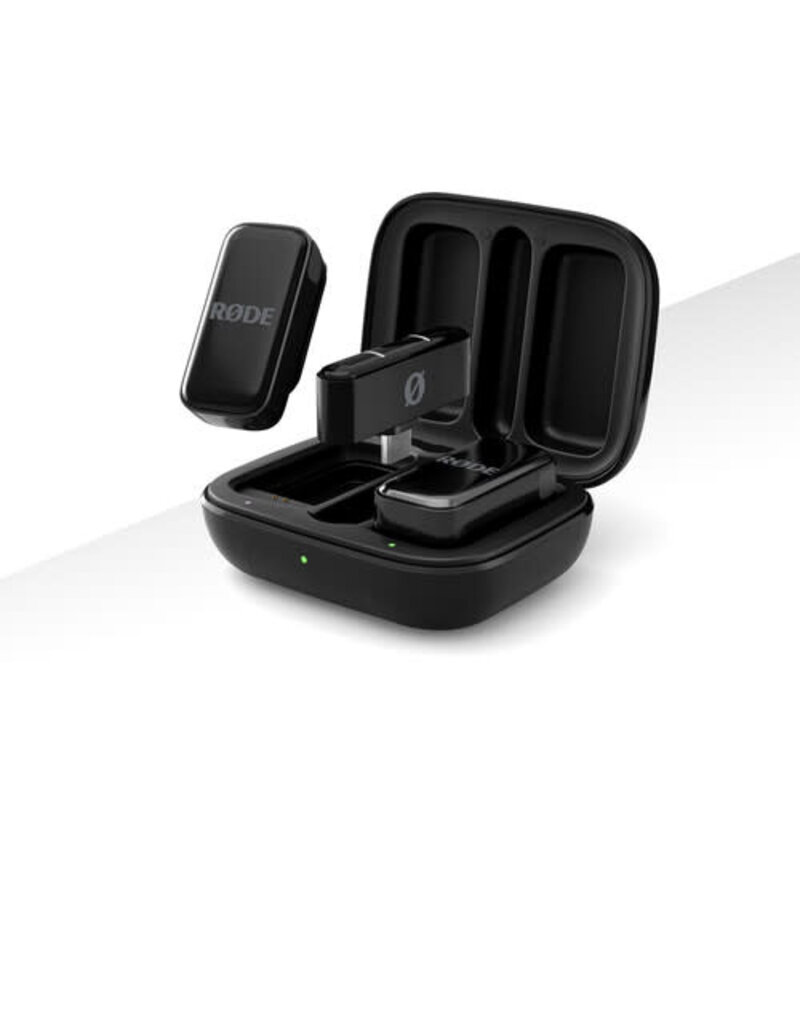 Rode RODE Wireless Micro 2-Person Ultracompact Wireless Microphone System with USB-C Connector (2.4 GHz, Black)