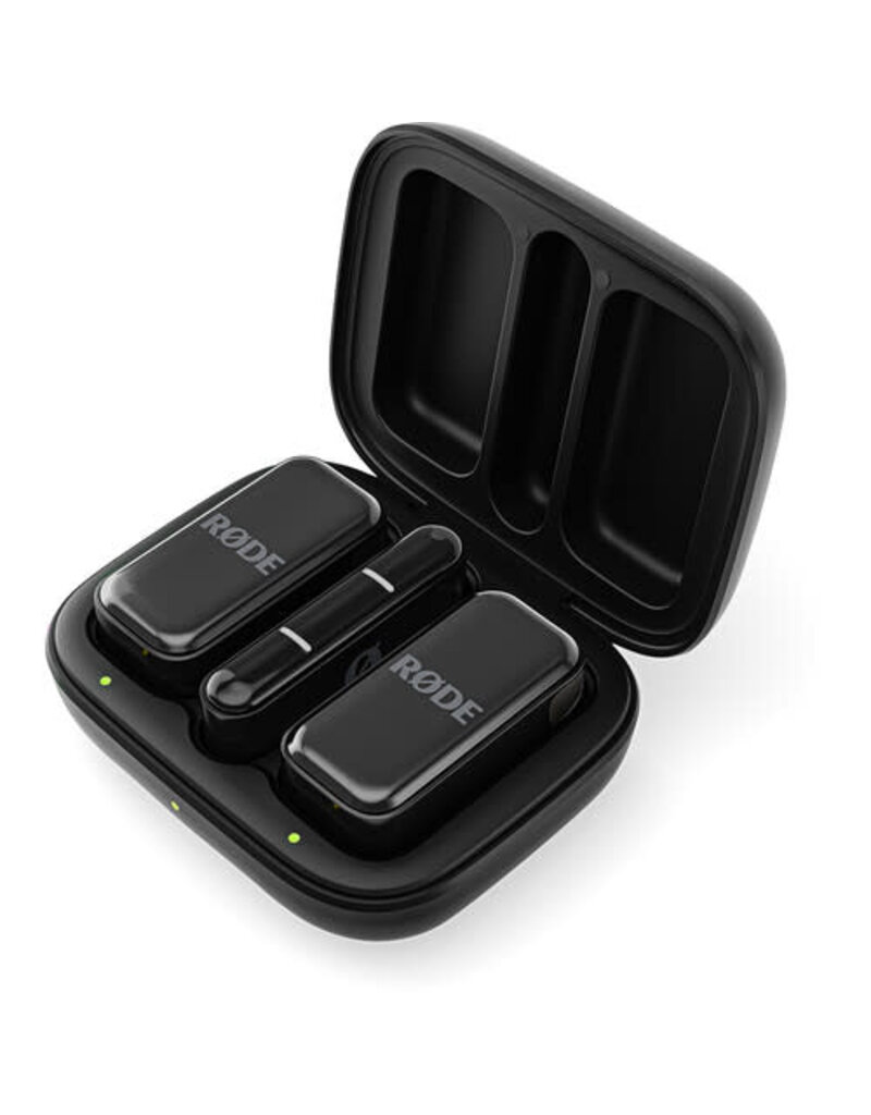Rode RODE Wireless Micro 2-Person Ultracompact Wireless Microphone System with USB-C Connector (2.4 GHz, Black)