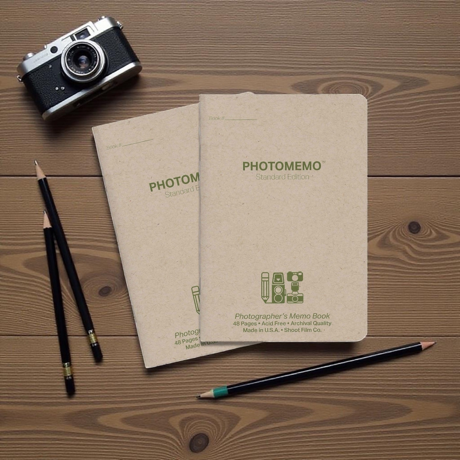 Photo Memo Book 2 Pack - Tuttle Cameras