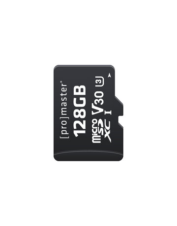 Promaster Micro SDXC 128GB Advanced UHS-I V30 Memory Card