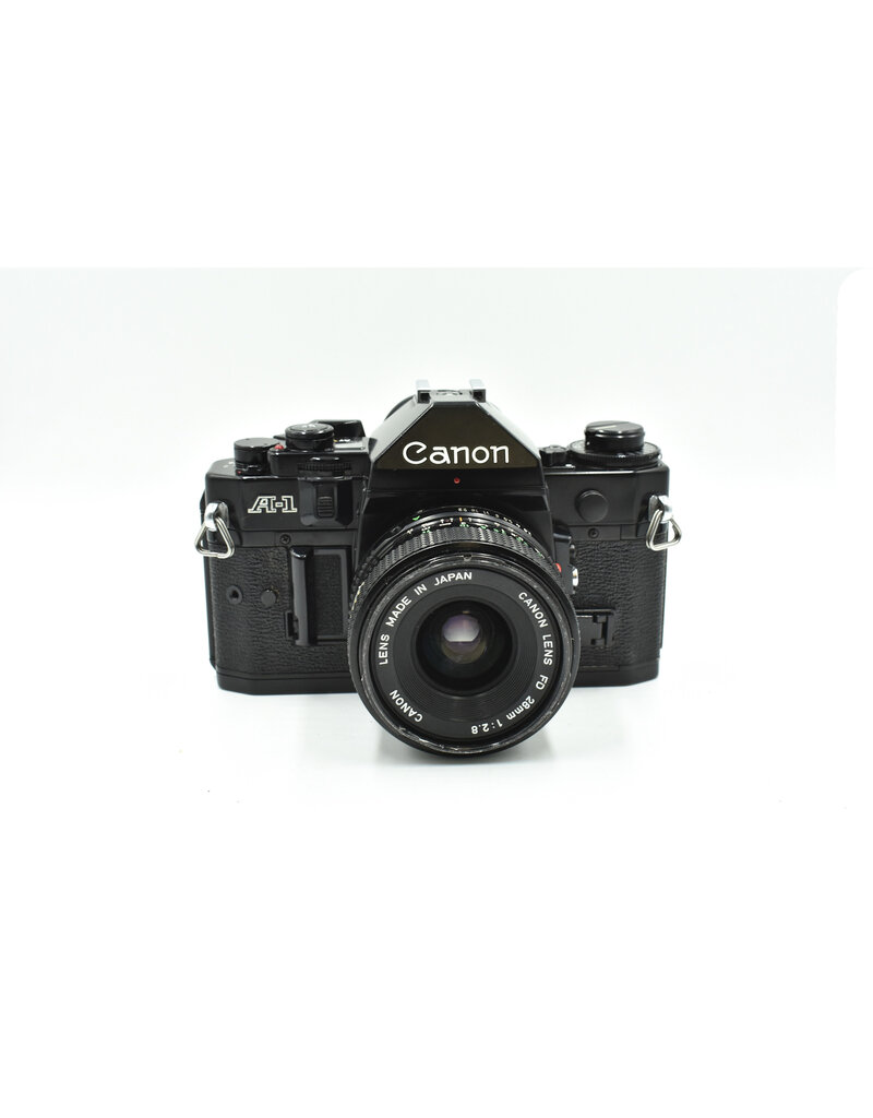 Canon Pre-owned Canon A-1 w/ 28mm F2.8 FD Lens (35mm Film Camera)