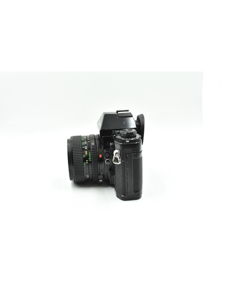 Canon Pre-owned Canon A-1 w/ 28mm F2.8 FD Lens (35mm Film Camera)
