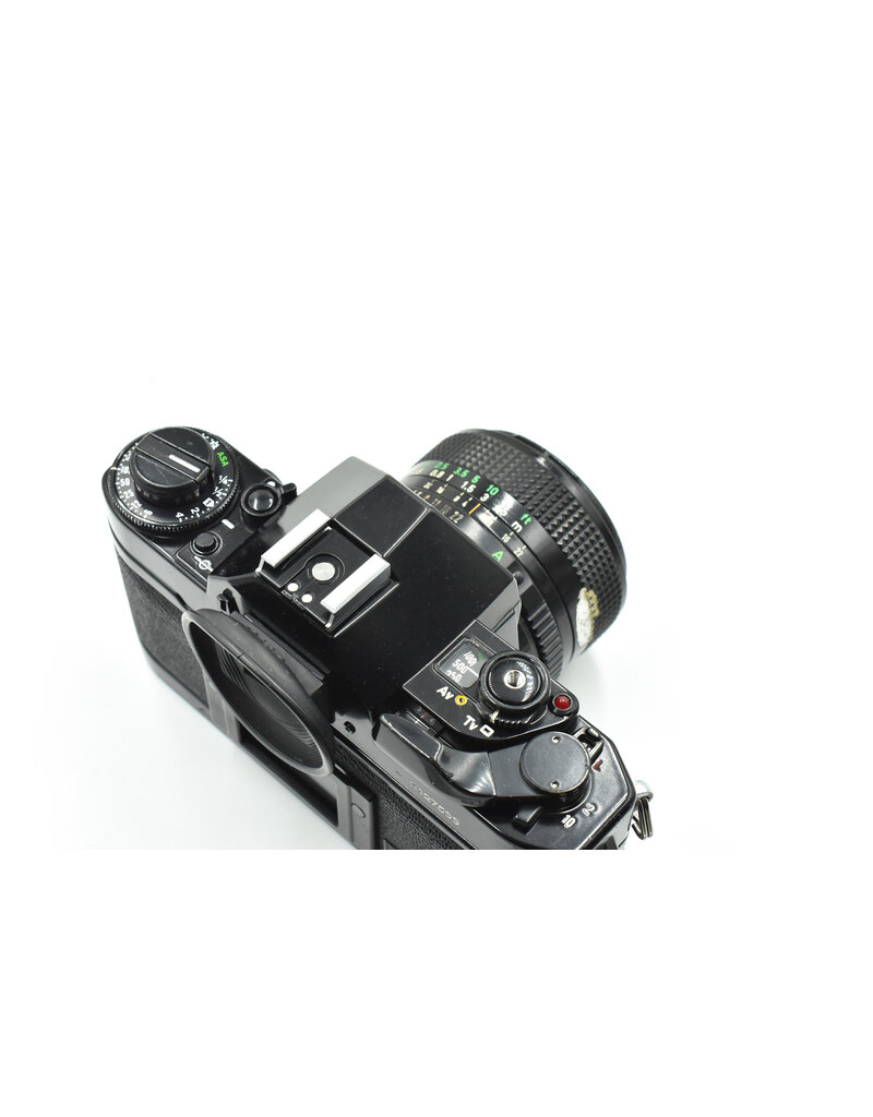 Canon Pre-owned Canon A-1 w/ 28mm F2.8 FD Lens (35mm Film Camera)